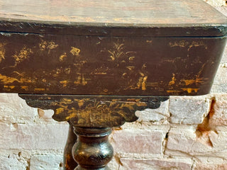 Victorian Chinoiserie Style Sewing Table