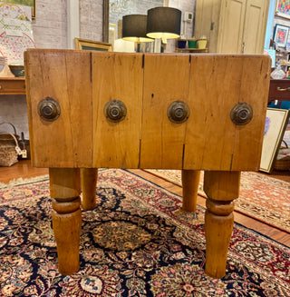 Solid Butcher Block Table