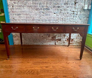 Winston Churchill Replica Mahogany Partner's Desk