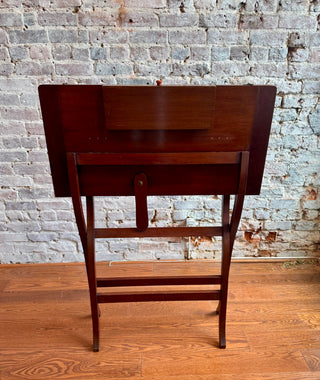 J. D. Vickery Mahogany Campaign Games Table