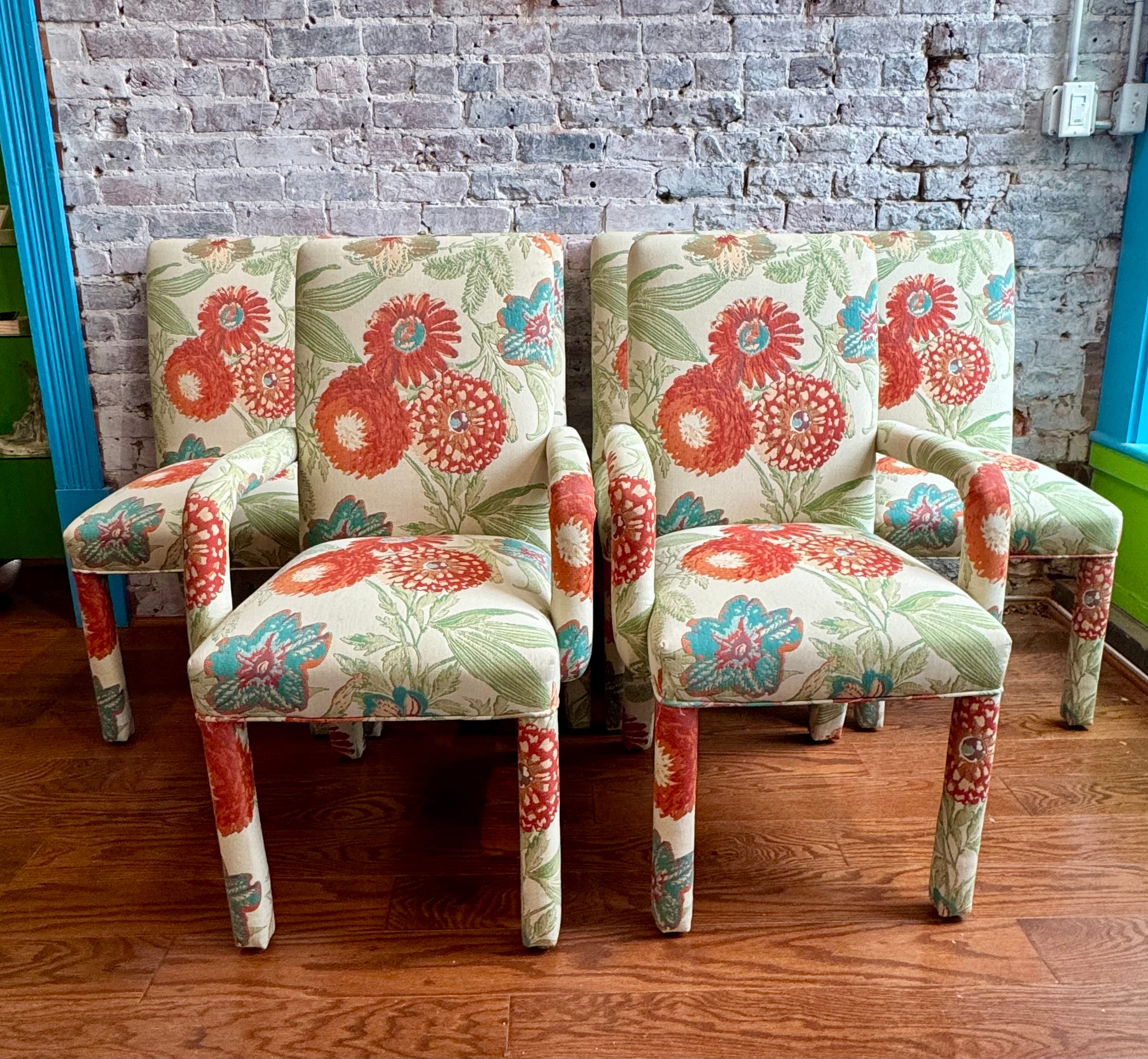 Upholstered Dining Chairs (6) – Chestnut Lane Antiques Interiors