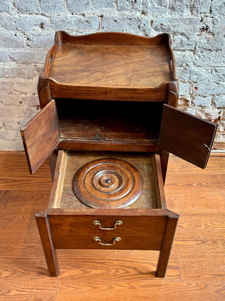 Antique English Commode Cabinet