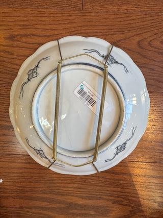 Chinese Black and White Plate.