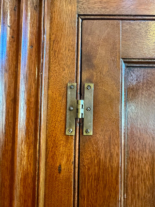 Southern 19th Century Walnut Corner Cupboard