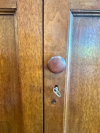 Southern 19th Century Walnut Corner Cupboard