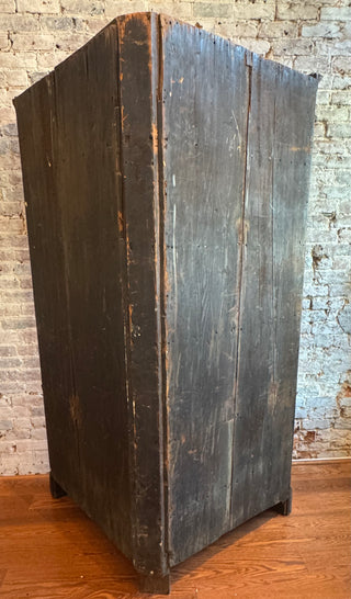 Southern 19th Century Walnut Corner Cupboard