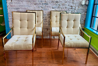 Set of Four Ballard Design Darla Dining Room Chairs
