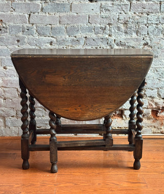 english Oak Twisted Barley Table