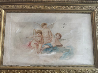 19th Century Antique French Gold Gilt Trumeau