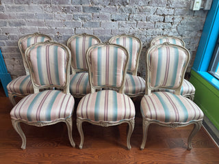 Seven Louis Style XV dining Room Chairs