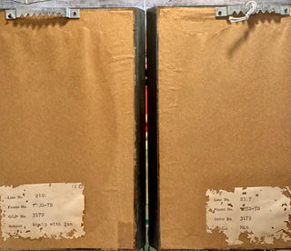 Set of Martha and George Washington Framed Silhouette