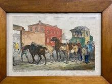 Load image into Gallery viewer, Set of  Four French Horse Carriage Lithographs
