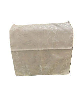 Set Of 8 Vintage White Damask Napkins.