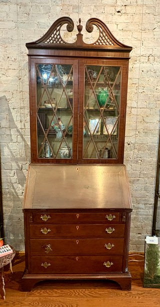 Antique Mahogany Chippendale Secretary