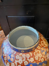 Load image into Gallery viewer, Large Ginger Jar with Foo Dog Handle on Lid
