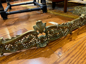 Palatial Brass Fireplace Fender