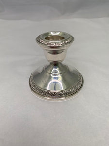 Crown Sterling Silver Candle Holder