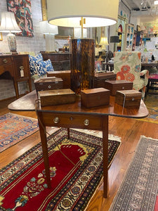 Antique English Georgian Pembroke Mahogany Side Table