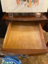 Load image into Gallery viewer, Vintage Cramique Pembroke Mahogany Inlay Side Table
