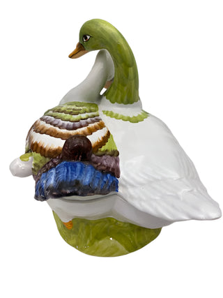 Vintage Duck Duo Soup Tureen/Ladle