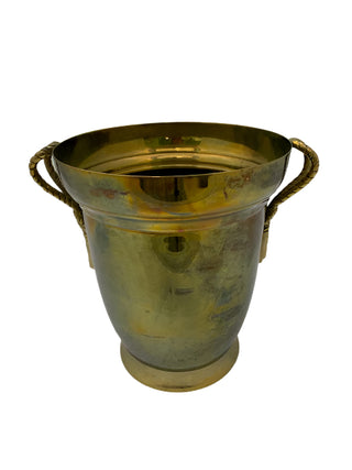 Vintage Brass Wine Cooler/Ice Bucket