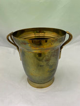 Load image into Gallery viewer, Vintage Brass Wine Cooler/Ice Bucket
