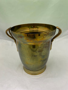 Vintage Brass Wine Cooler/Ice Bucket