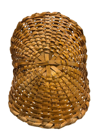 Vintage Gathering Split Oak Basket.