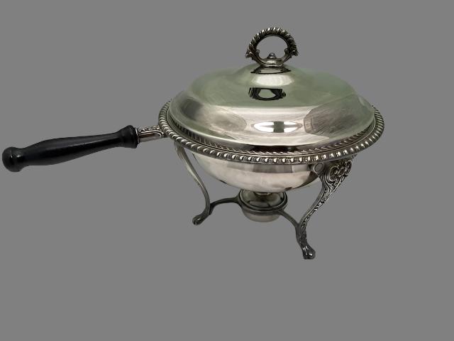 Vintage Silver Plate Chafing Dish