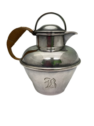 Vintage Sheffield Silver Over Copper Teapot