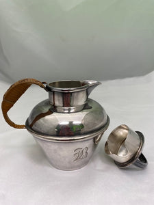 Vintage Sheffield Silver Over Copper Teapot