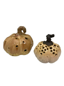 Pumpkin Luminary By Pamela Taylor Pottery