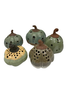 Pumpkin Luminary By Pamela Taylor Pottery