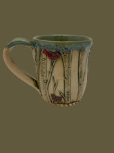 Load image into Gallery viewer, Cardinals &amp; Trees Mug by Pamela Taylor Pottery
