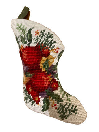 Vintage Needlepoint Christmas Ornaments