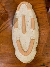 Load image into Gallery viewer, Medium Pottery Oval Platter with Botanical Inlay

