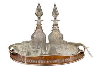 English Silver Plate Galley Tray