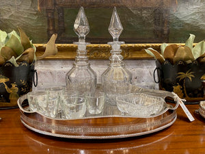 English Silver Plate Galley Tray