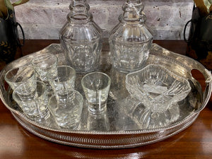 English Silver Plate Galley Tray