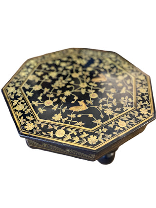 Vintage Black and Gold Stand