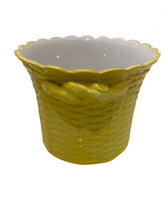 Load image into Gallery viewer, Mottahedeh Yellow Cachepot
