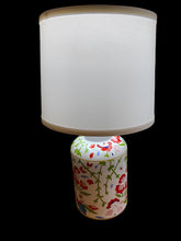 Load image into Gallery viewer, Pair Dana Gibson Summer Chintz Tea Caddy Lamps
