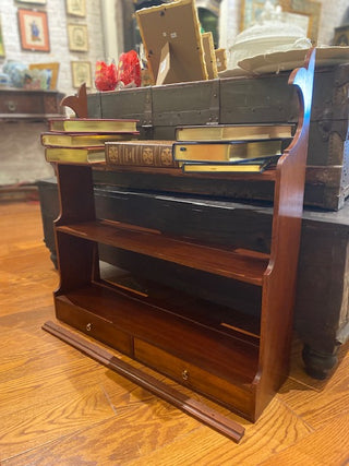 Vintage Bartley Collection Cherry Chippendale Wall Shelf
