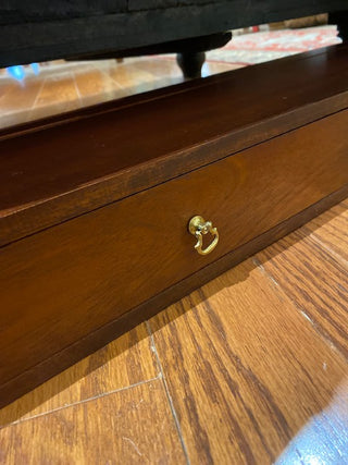 Vintage Bartley Collection Cherry Chippendale Wall Shelf