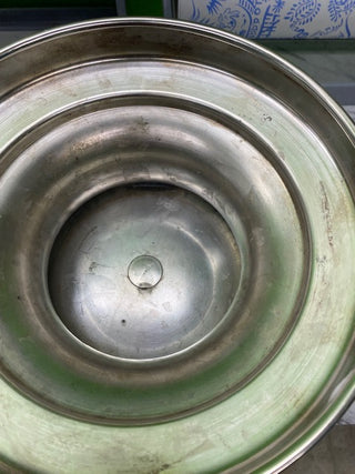 Silver over Copper Webster Wilcox Punch Bowl Set