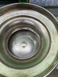 Silver over Copper Webster Wilcox Punch Bowl Set