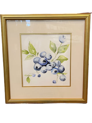 Cluster Of Blue Notes Original Watercolor by Terri Hall