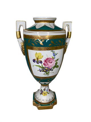 Vintage Italian Elios Hand Painted Urn