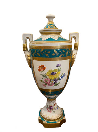 Vintage Italian Elios Hand Painted Urn