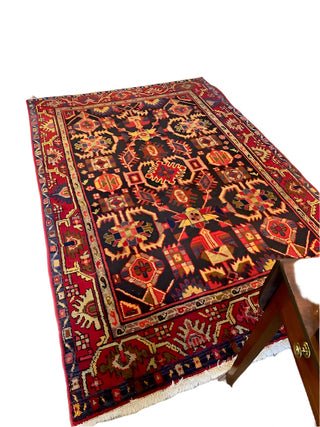 Vintage Heriz Wool Rug